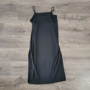 Women's black slit dress size L from H&M NWT